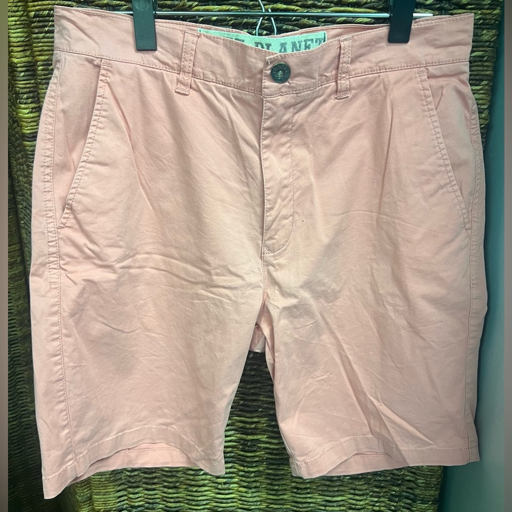 Free Planet - Mens stretch‎ shorts- Mauve, Size:32, Pre- Owned